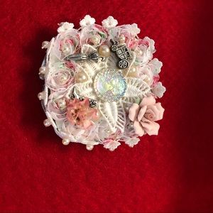 Ladies compact mirror altered.